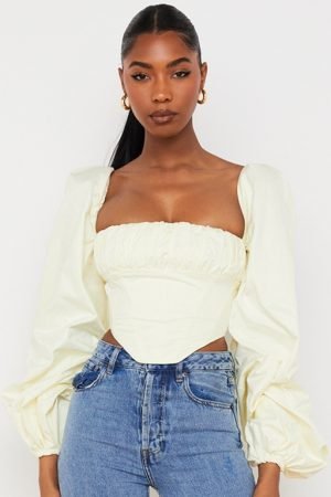 Miriam Lemon Balloon Sleeve Corset - SALE